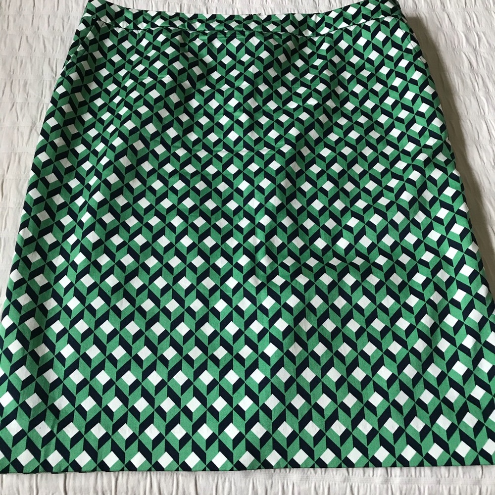 Charter Club Geometric Print Pencil Skirt. Sz 14